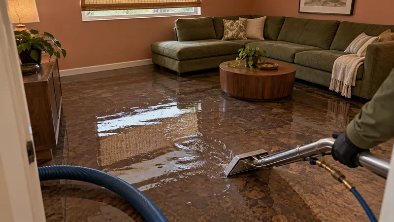 Conceptual water extraction in Deer Park room